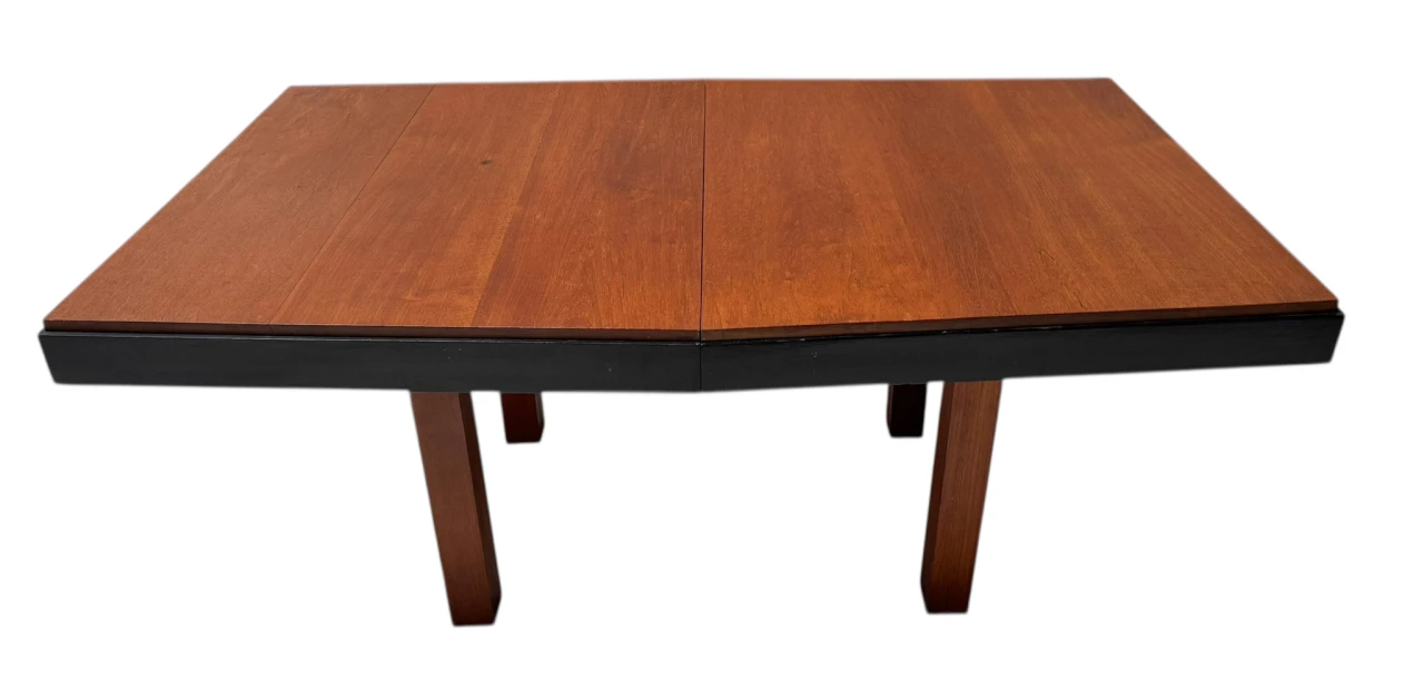 Art Deco Modernist Extending Dining Room Table by Toko v/d Pol Semarang, 1920s